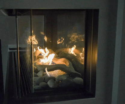 Sierra Flame by Amantii Lyon 48" 4-Sided See-Through Natural Gas Fireplace