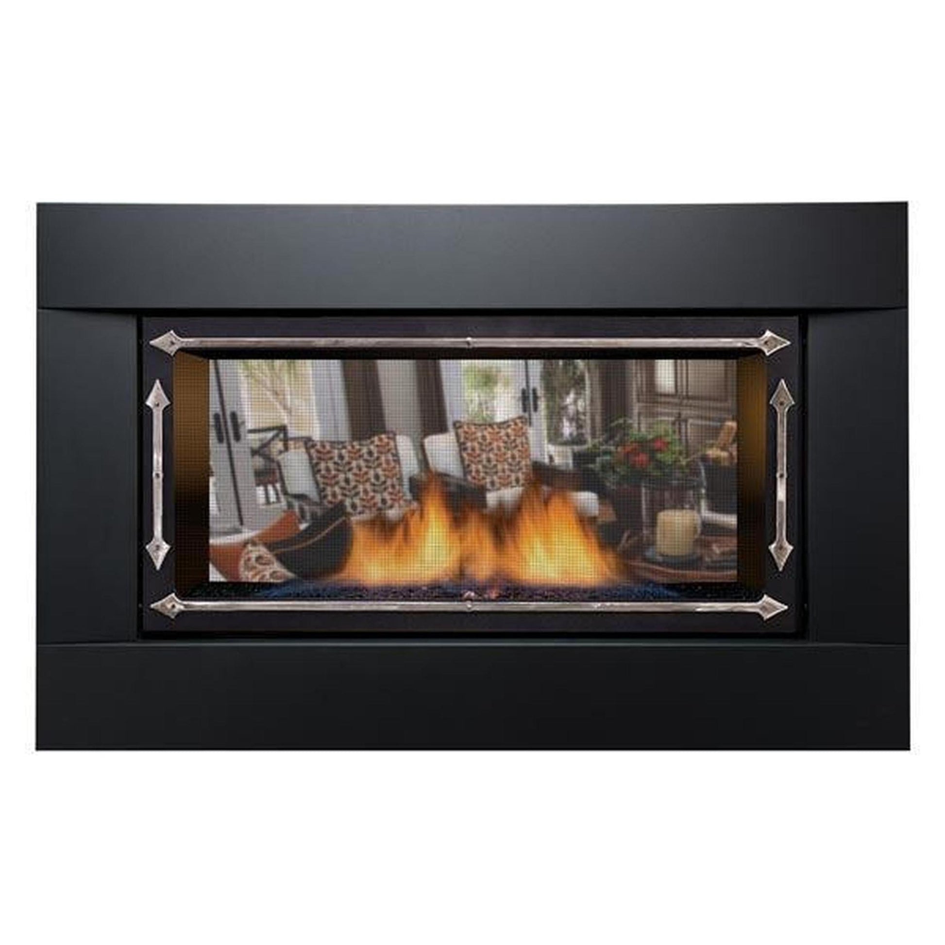 Sierra Flame by Amantii Palisade 36" See-Through Direct Vent Linear Propane Gas Fireplace