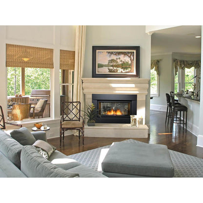Sierra Flame by Amantii Palisade Deluxe 36" See-Through Direct Vent Linear Propane Gas Fireplace