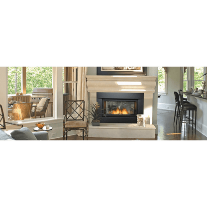 Sierra Flame by Amantii Palisade Deluxe 36" See-Through Direct Vent Linear Propane Gas Fireplace