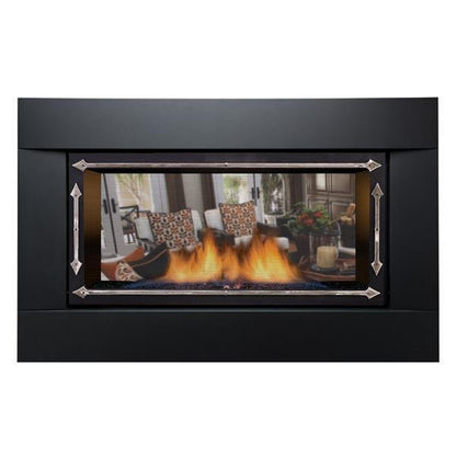 Sierra Flame by Amantii Palisade Deluxe 36" See-Through Direct Vent Linear Propane Gas Fireplace