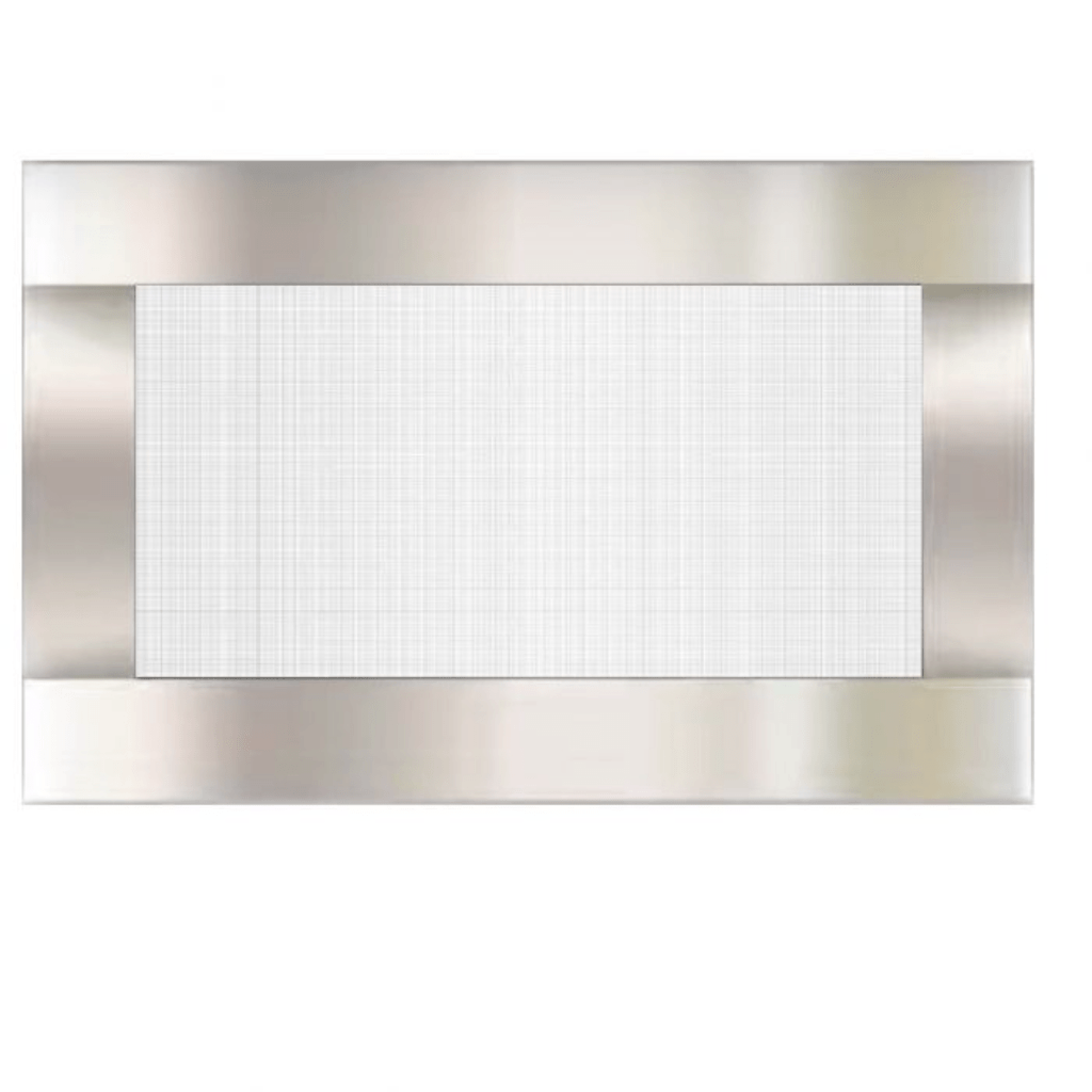 Sierra Flame by Amantii Stainless Steel Surround With Safety Barrier for Newcomb Fireplace