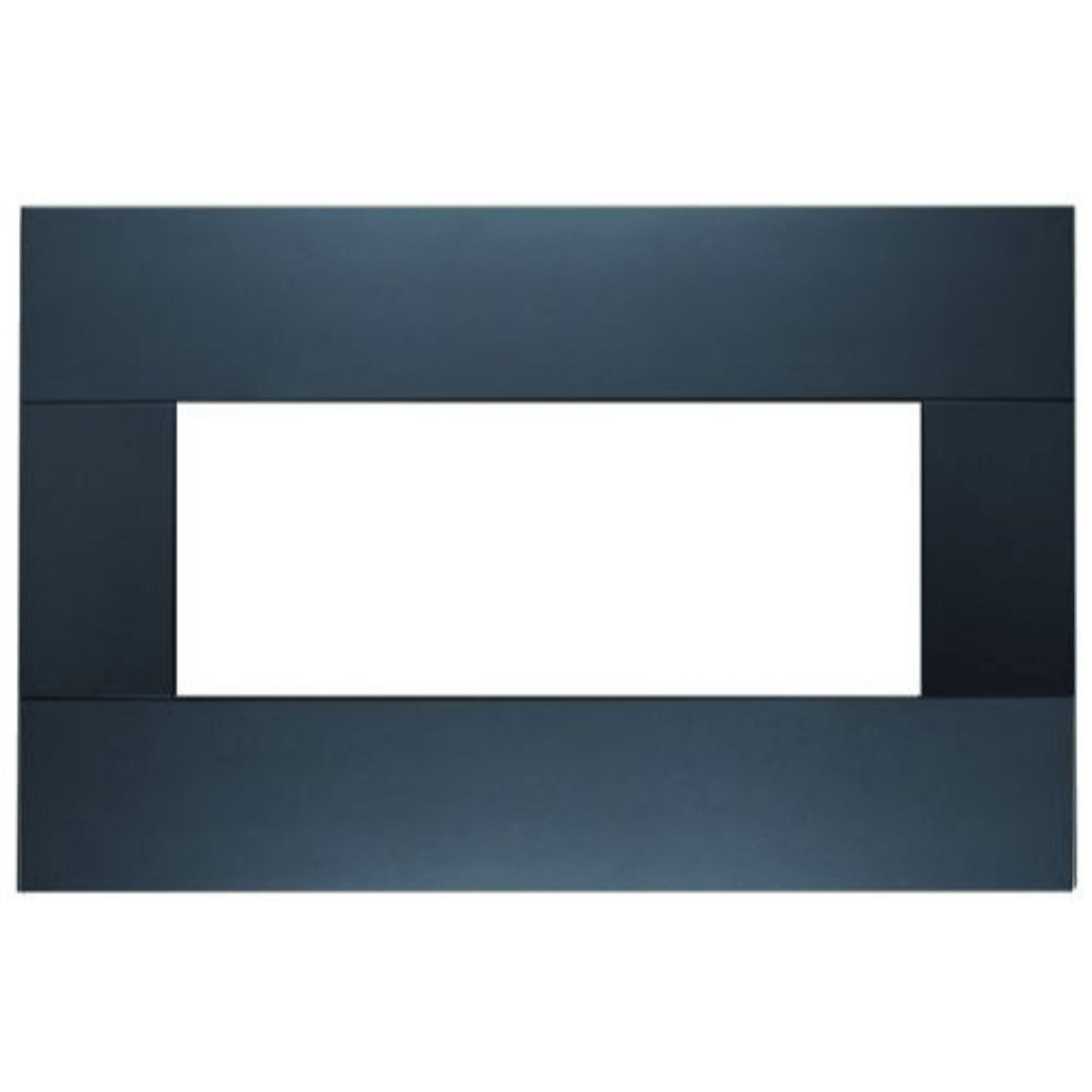 Sierra Flame by Amantii Standard Black 4-Sided Surround for Abbot Fireplace - 40" W x 32" H