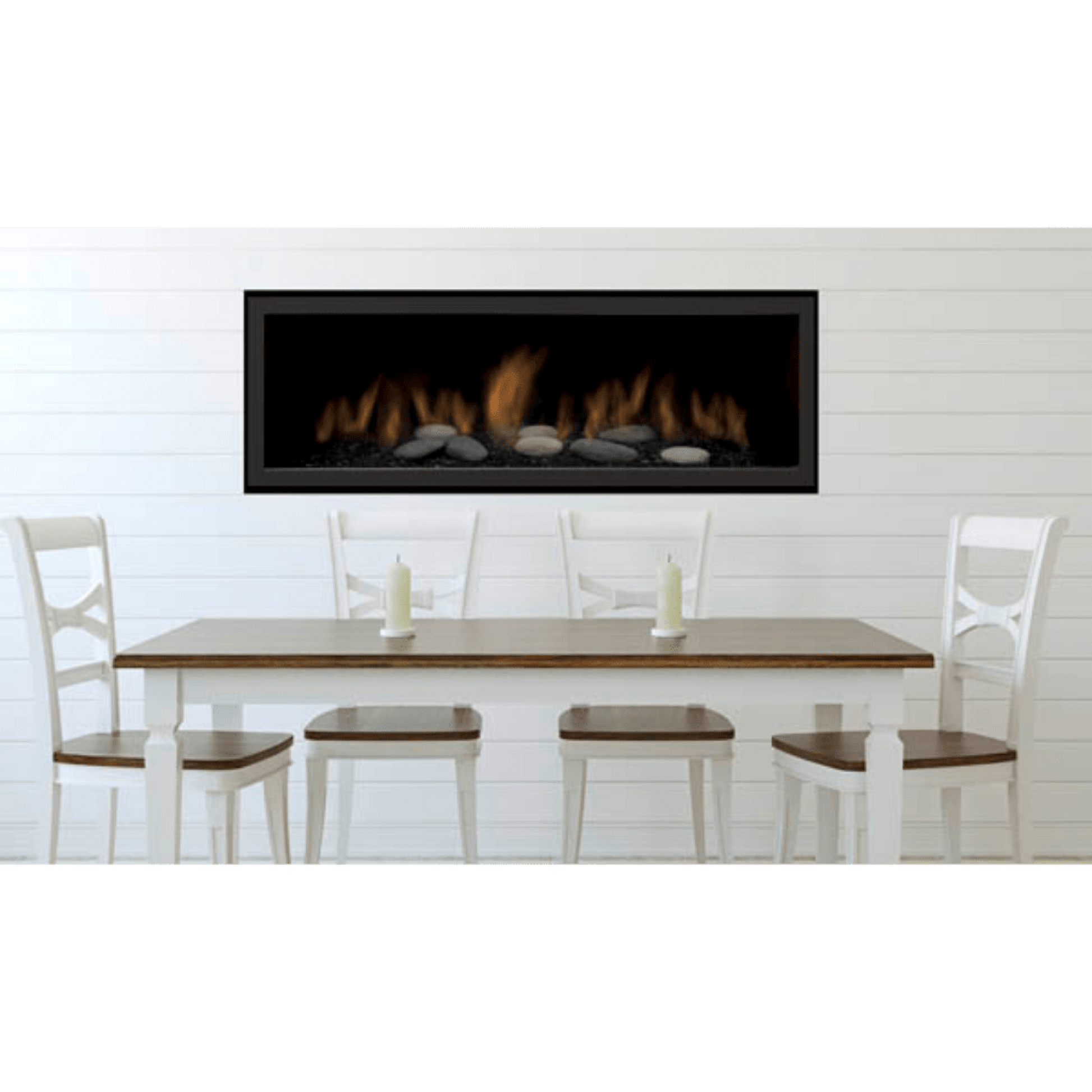 Sierra Flame by Amantii Stanford 55" Direct Vent Linear Propane Gas Fireplace