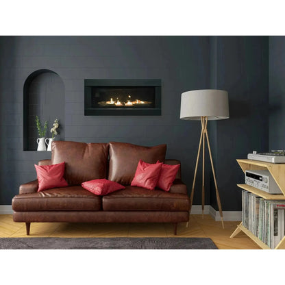 Sierra Flame by Amantii Stanford 55" Direct Vent Linear Propane Gas Fireplace