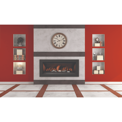 Sierra Flame by Amantii Stanford 55" Direct Vent Linear Propane Gas Fireplace