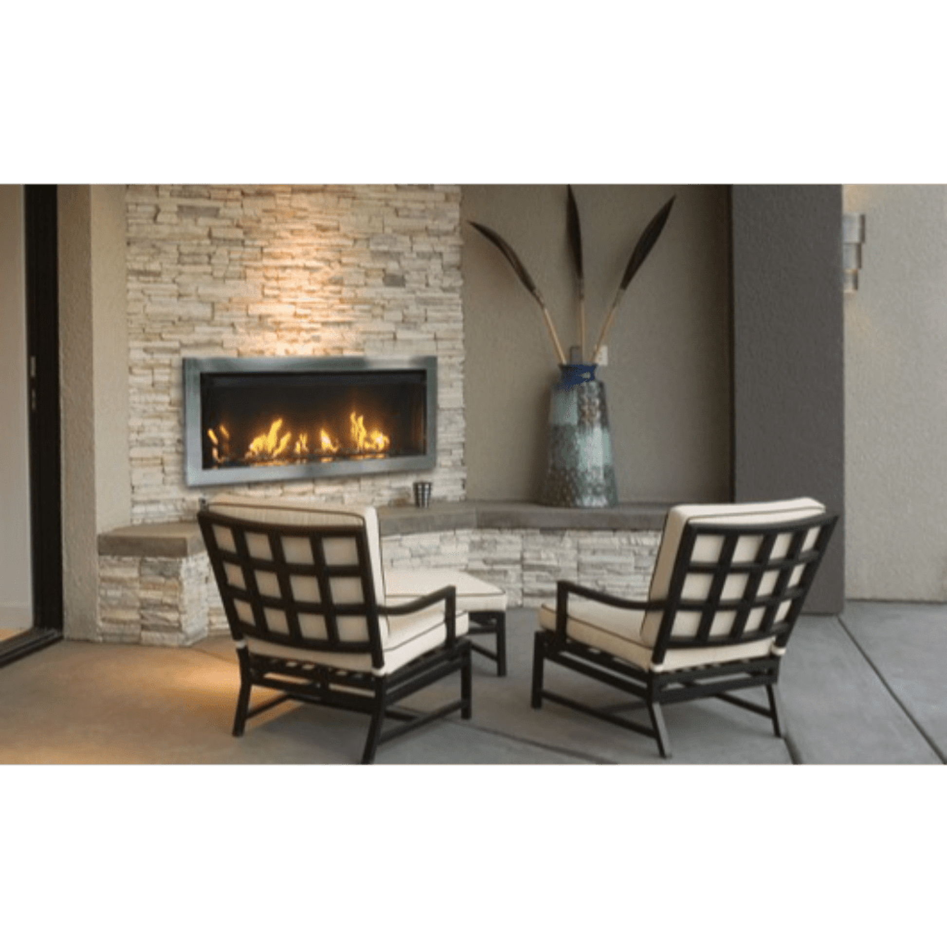 Sierra Flame by Amantii Tahoe 45" Vent Free Linear Propane Gas Fireplace
