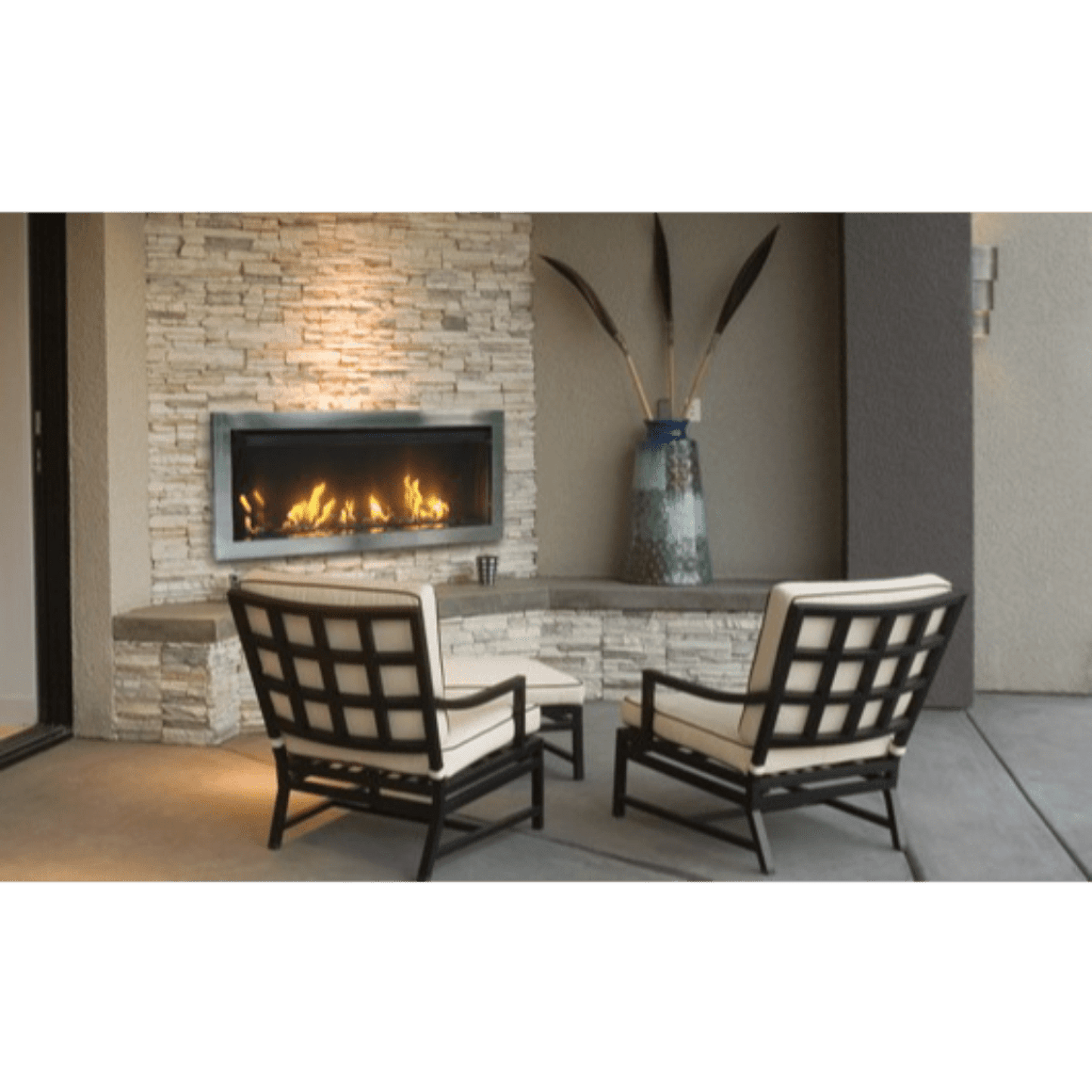 Sierra Flame by Amantii Tahoe 45" Vent Free Linear Propane Gas Fireplace