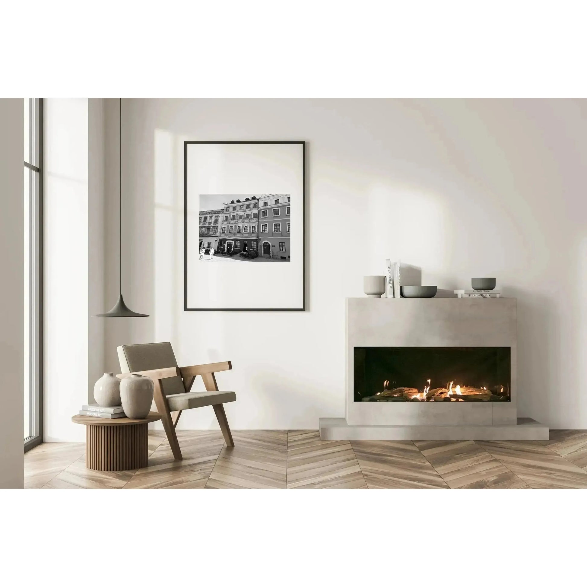 Sierra Flame by Amantii Vienna 60" Direct Vent Linear Style Natural Gas Fireplace