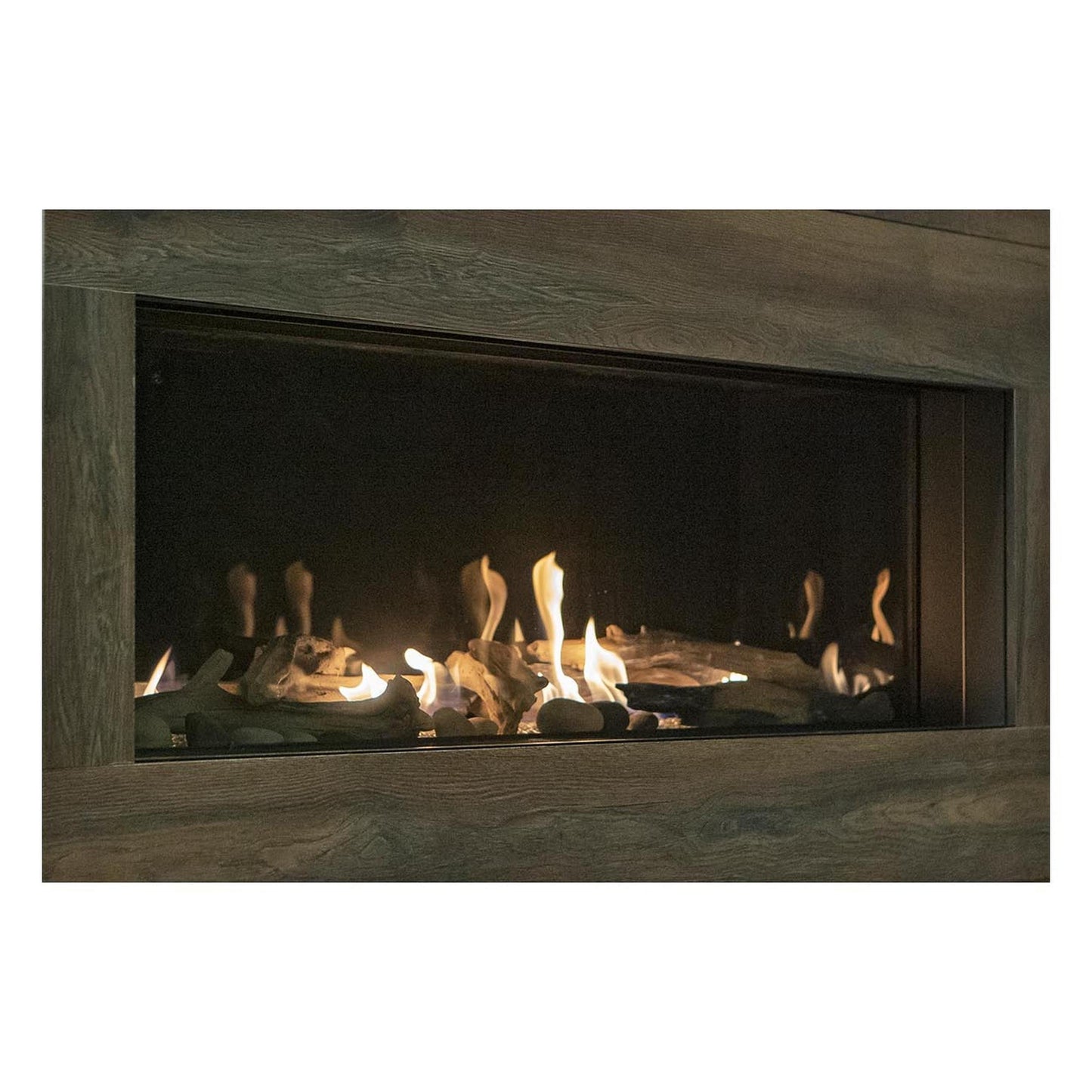 Sierra Flame by Amantii Vienna 60" Direct Vent Linear Style Natural Gas Fireplace