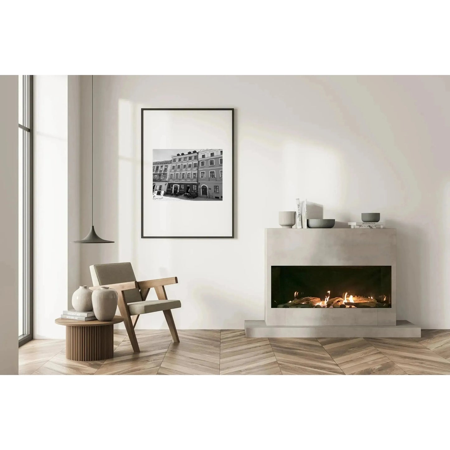 Sierra Flame by Amantii Vienna 60" Direct Vent Linear Style Natural Gas Fireplace