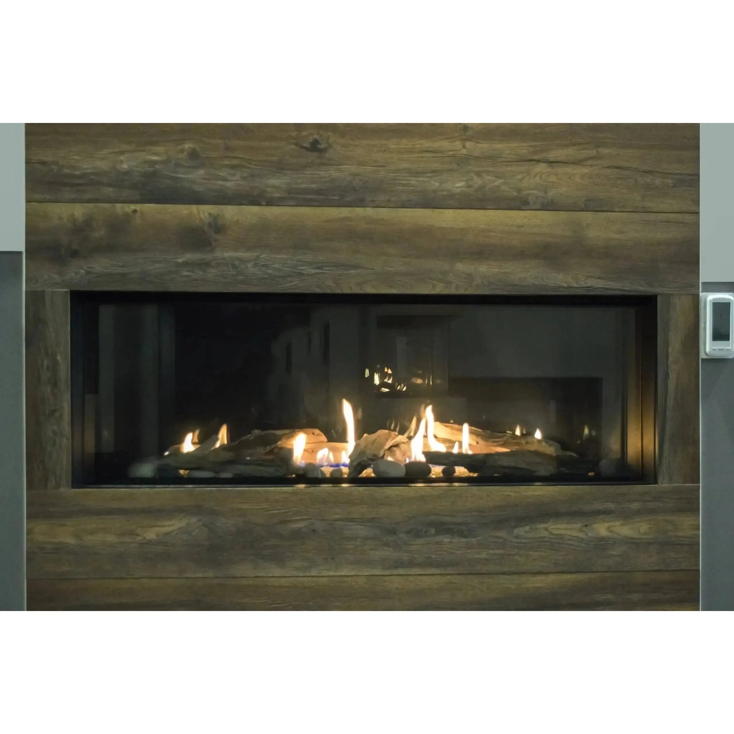 Sierra Flame by Amantii Vienna 60" Direct Vent Linear Style Natural Gas Fireplace