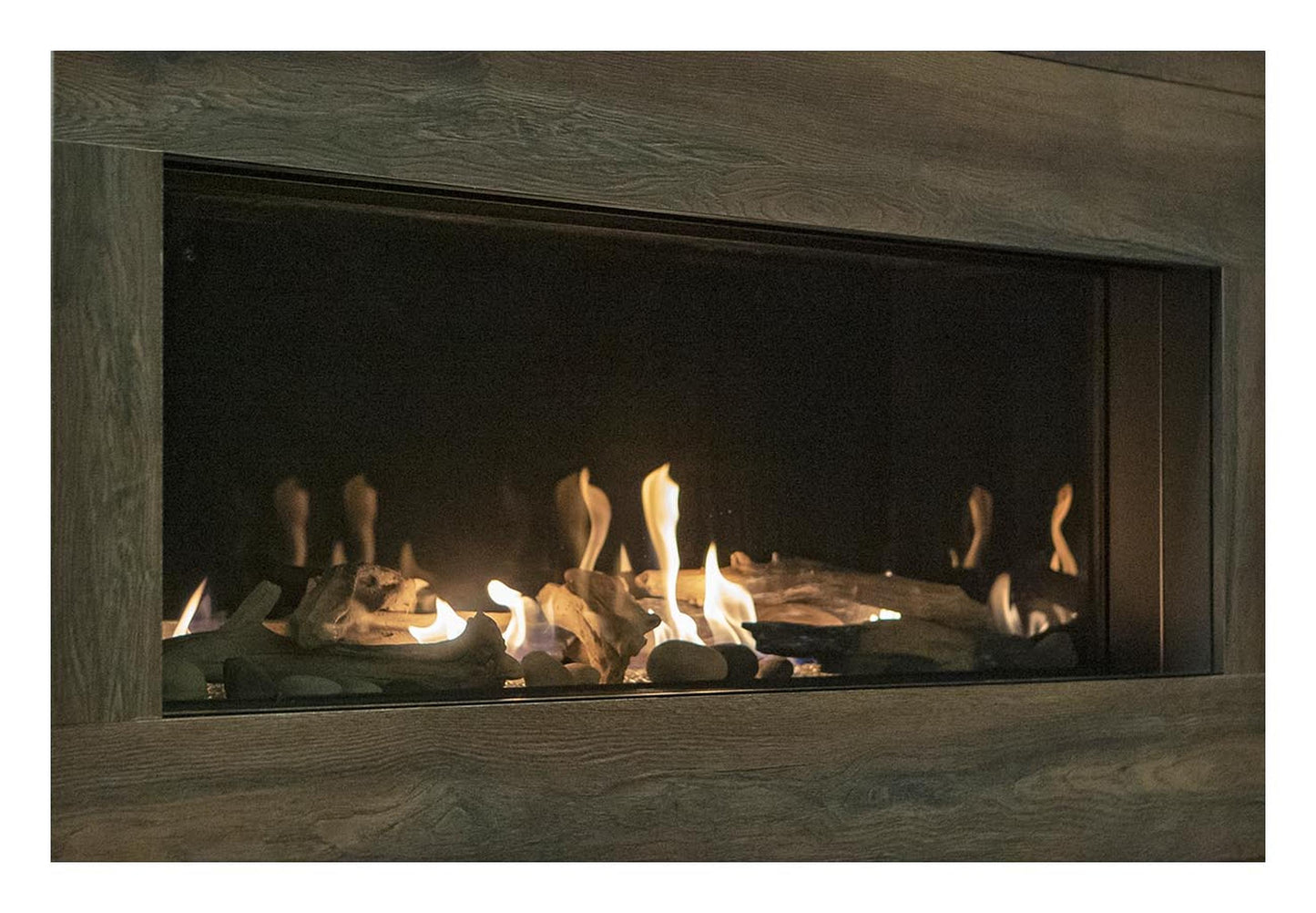 Sierra Flame by Amantii Vienna 40" Direct Vent Linear Style Natural Gas Fireplace