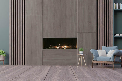 Sierra Flame by Amantii Vienna 40" Direct Vent Linear Style Natural Gas Fireplace