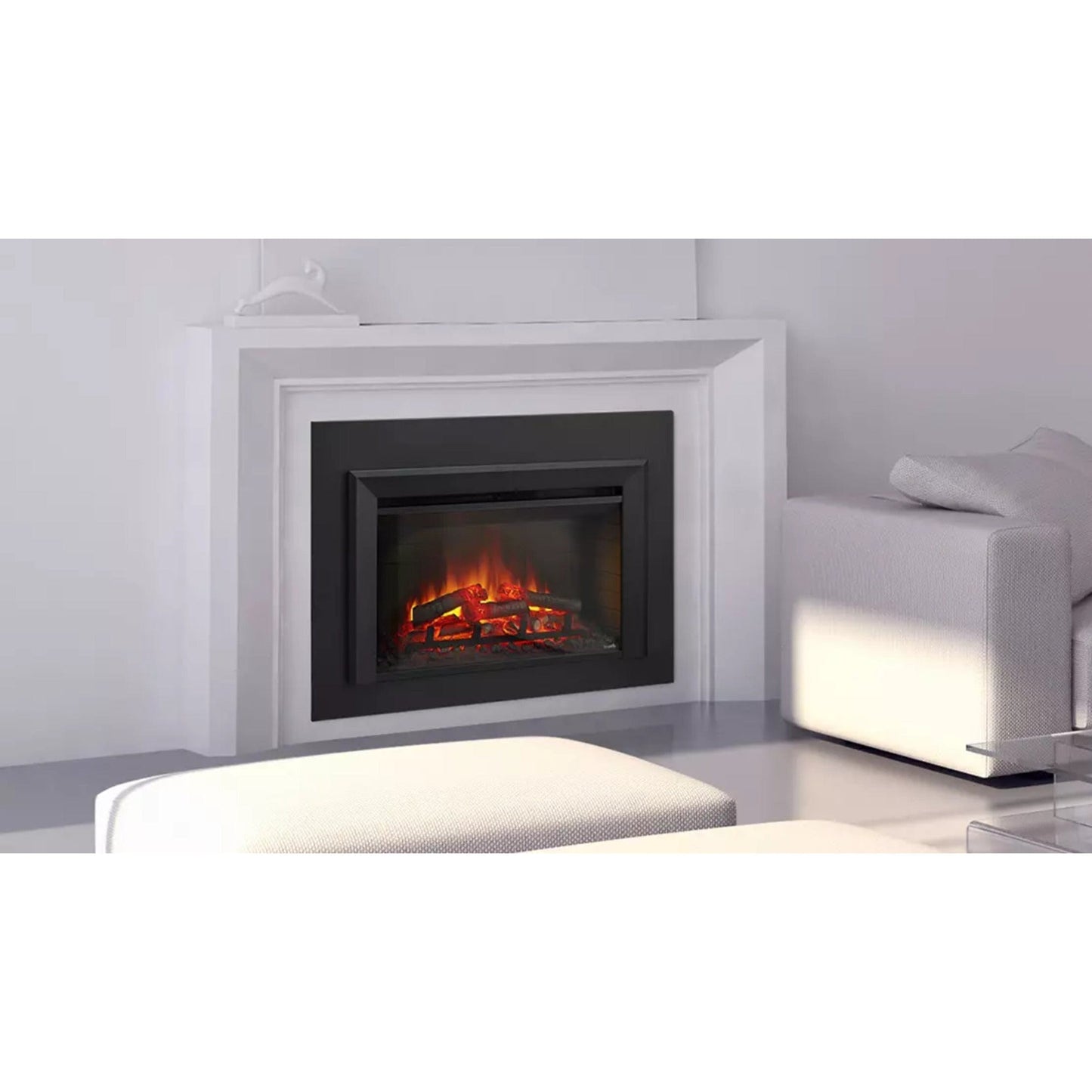 SimpliFire 35" Traditional Electric Built-In Fireplace Insert