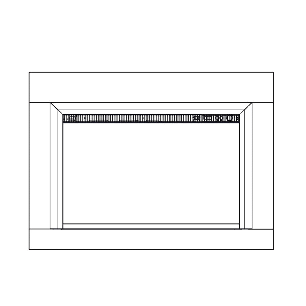 SimpliFire 4-Sided Large Surround with Removable Bottom Piece for GI-32-ZC