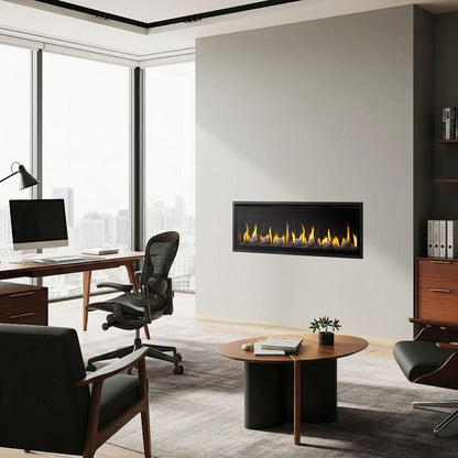 SimpliFire Allusion Edge 50" Linear Electric Recessed Fireplace