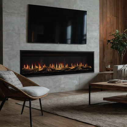 SimpliFire Allusion Edge 78" Linear Electric Recessed Fireplace