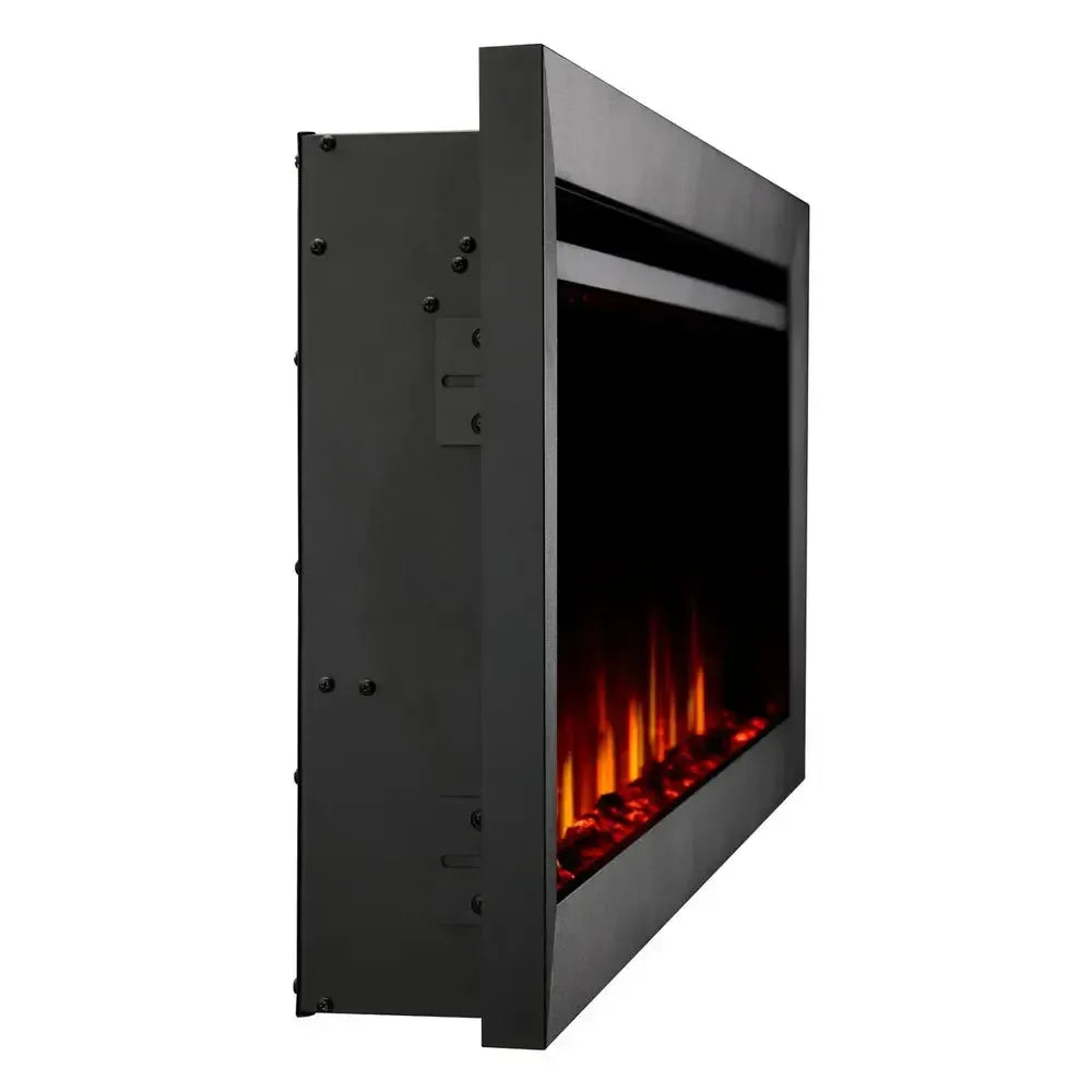 SimpliFire Allusion Slim 50" Linear Electric Recessed Fireplace