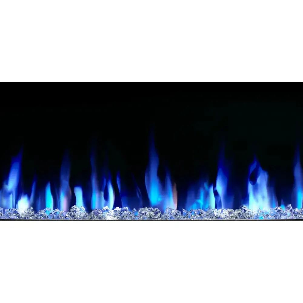 SimpliFire Allusion Slim 50" Linear Electric Recessed Fireplace