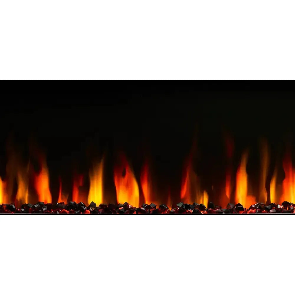 SimpliFire Allusion Slim 60" Linear Electric Recessed Fireplace