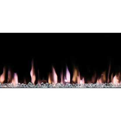 SimpliFire Allusion Slim 60" Linear Electric Recessed Fireplace
