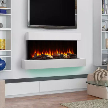 SimpliFire Format 36" Linear Electric Wall Mount Fireplace