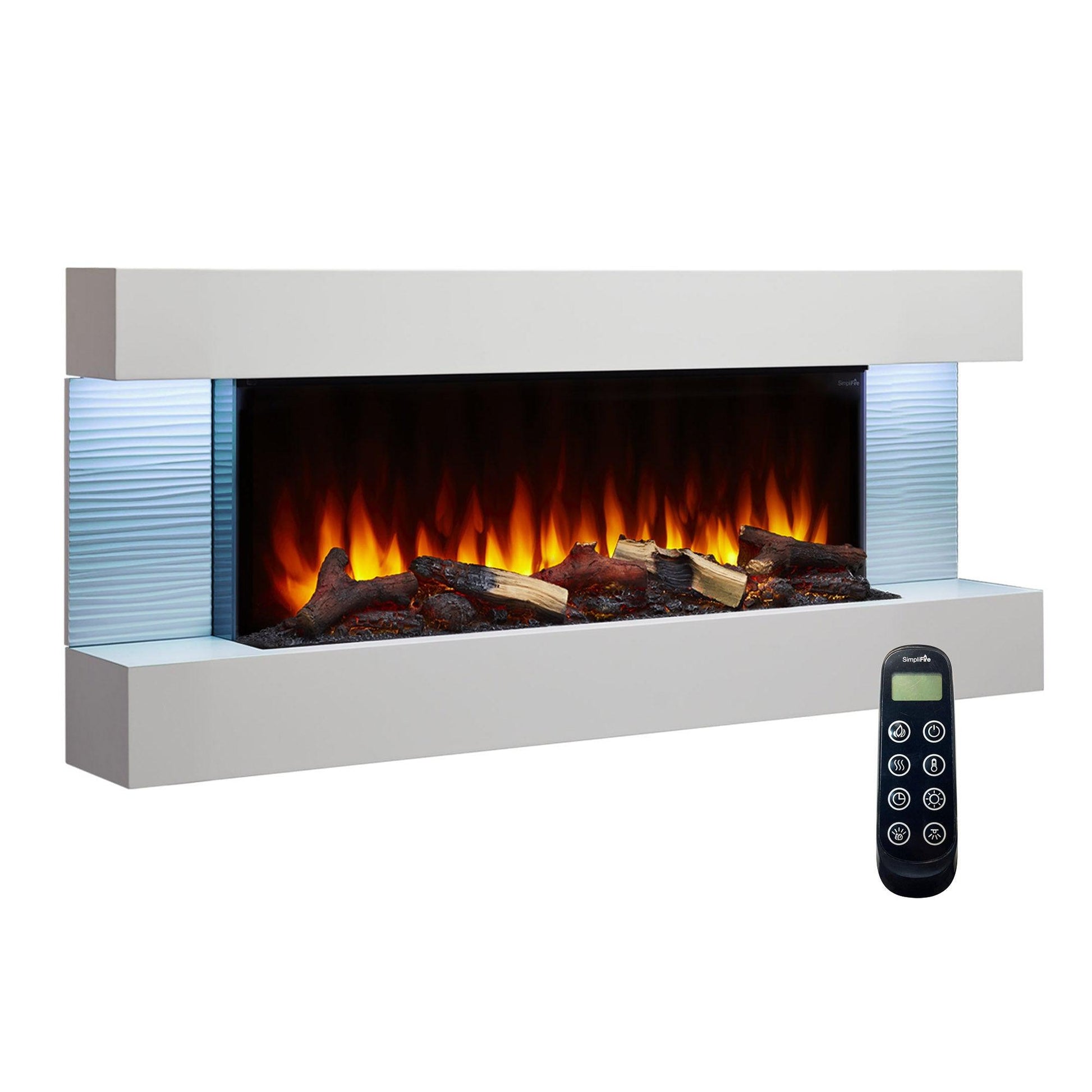 SimpliFire Format 36" Linear Electric Wall Mount Fireplace