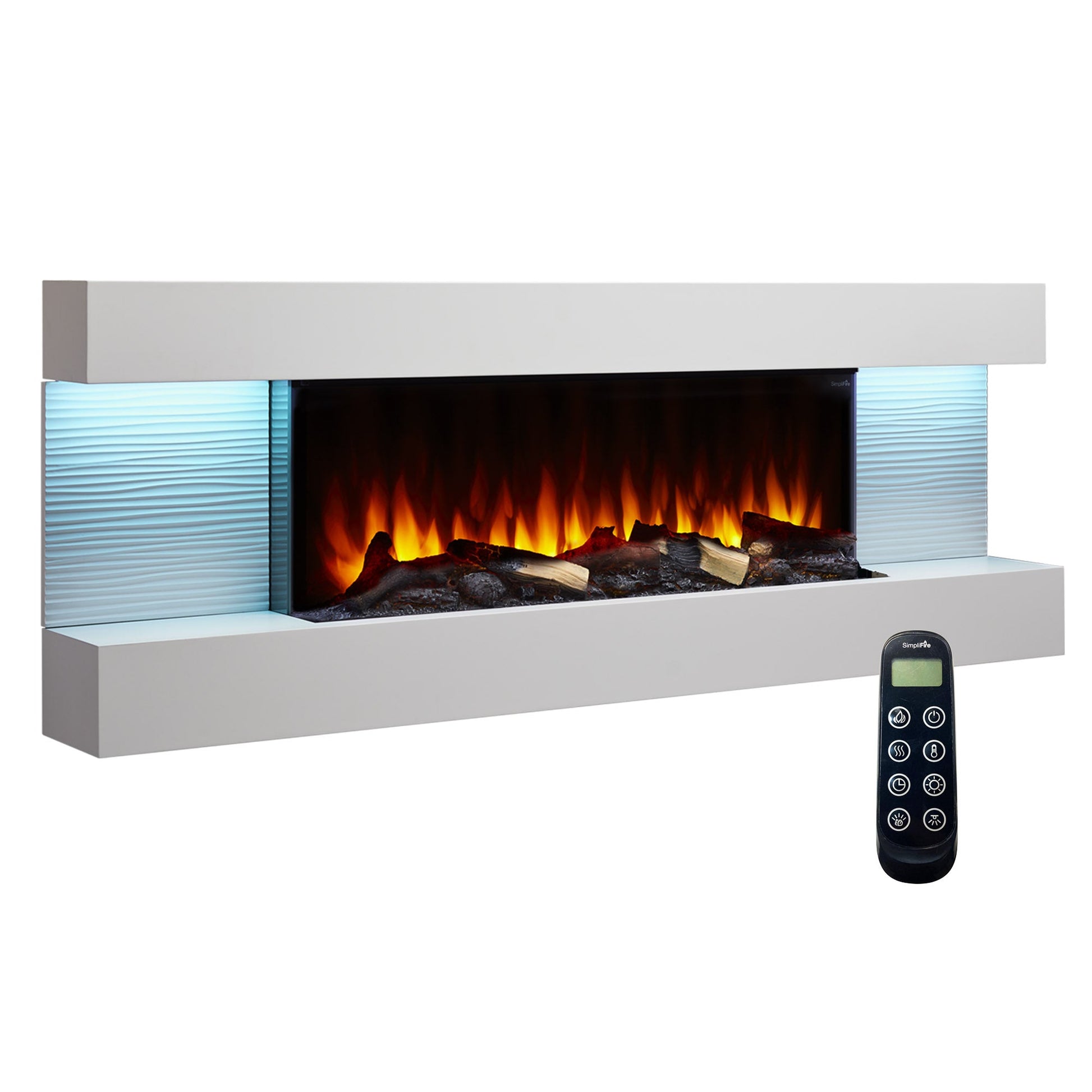 SimpliFire Format 36" Linear Electric Wall Mount Fireplace