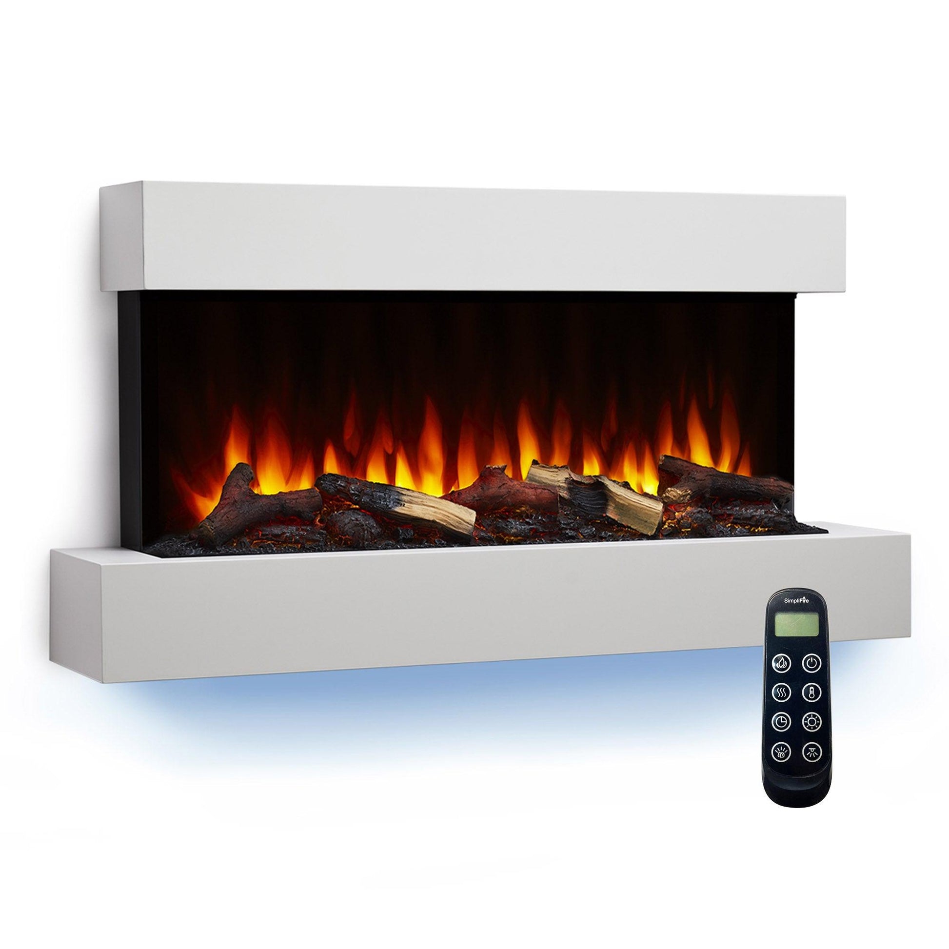 SimpliFire Format 36" Linear Electric Wall Mount Fireplace