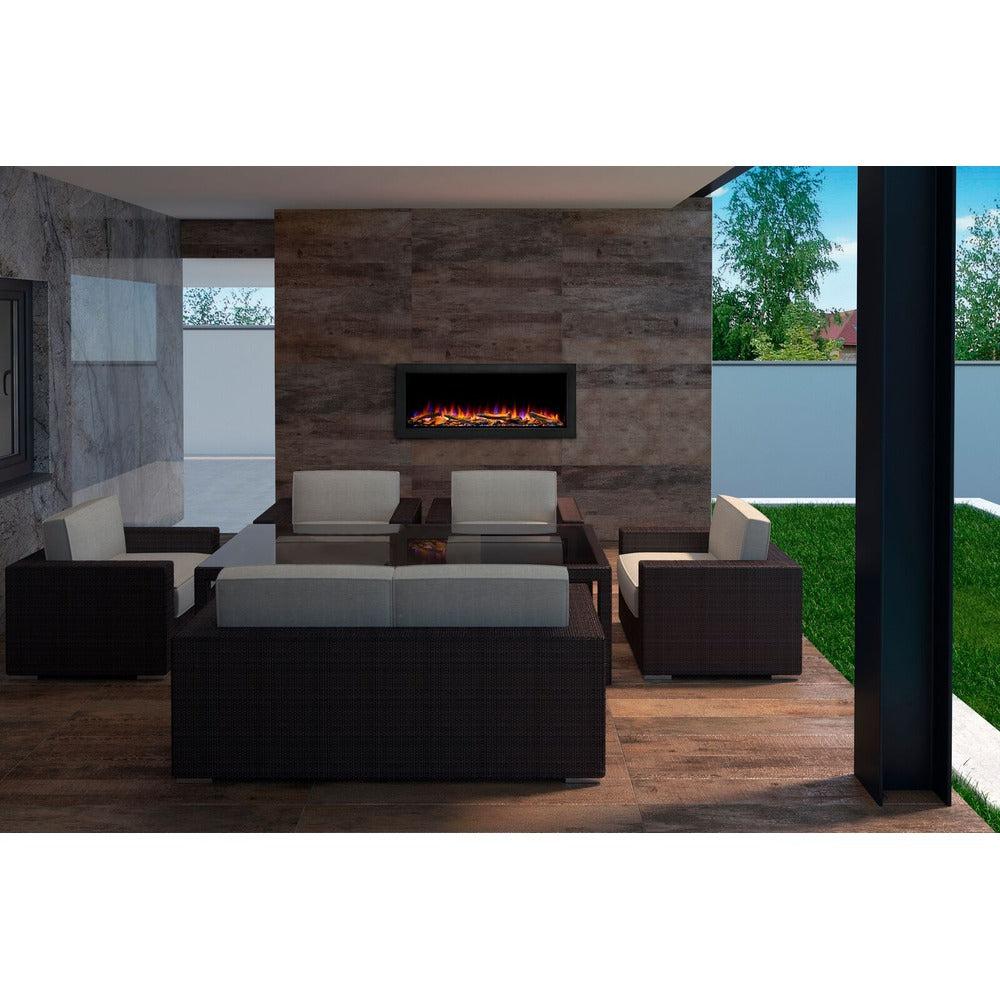 SimpliFire Forum 43" Outdoor Electric Fireplace