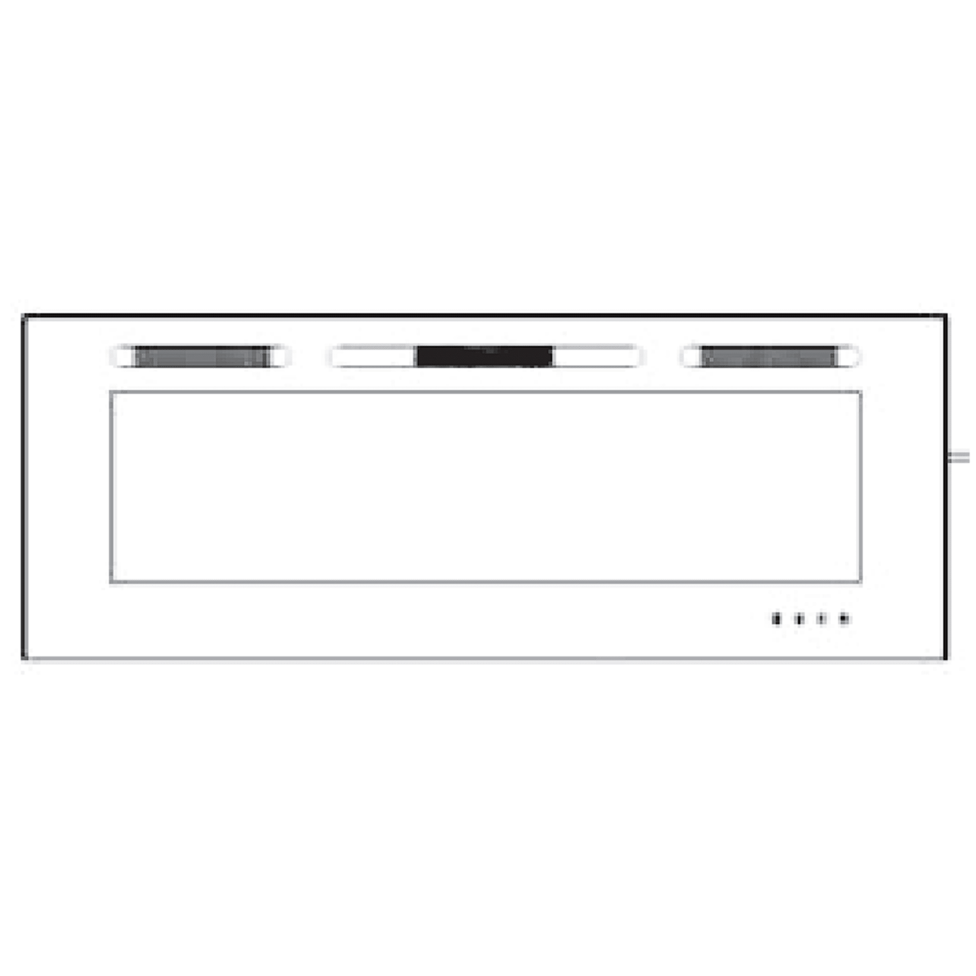 SimpliFire Front Glass for 48" Allusion Fireplace