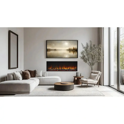 SimpliFire Scion 55" Clean Face Linear Electric Built-In Fireplace