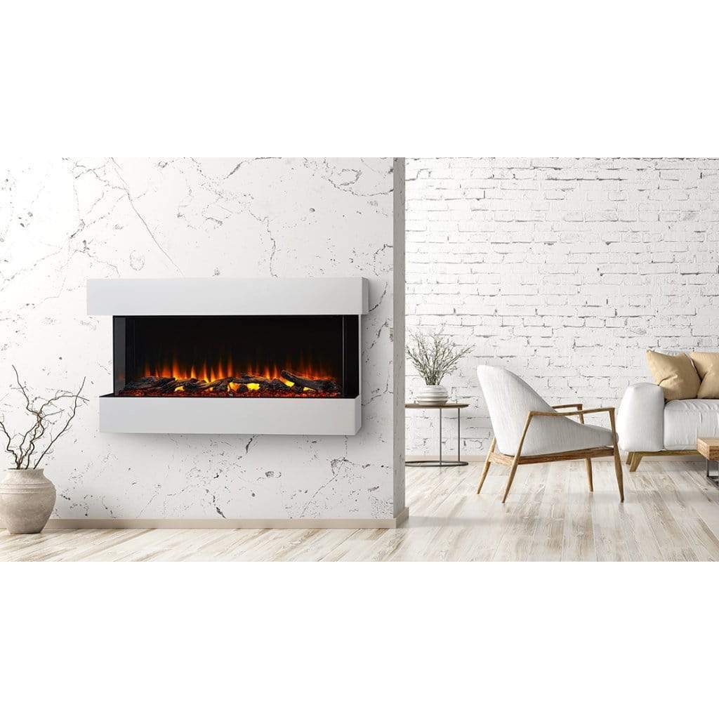SimpliFire Scion Trinity 43" 3-Sided Linear Electric Built-In Fireplace