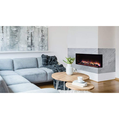 SimpliFire Scion Trinity 43" 3-Sided Linear Electric Built-In Fireplace