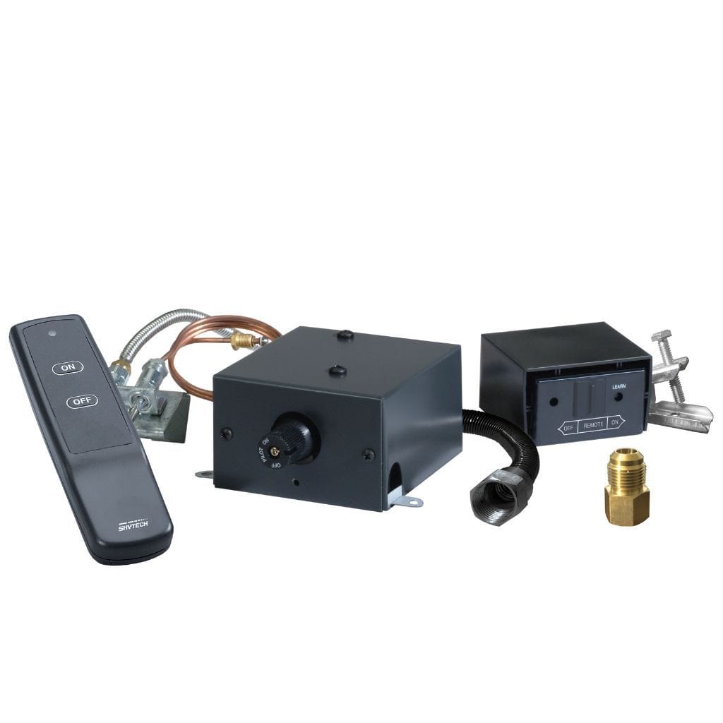 Skytech AF-LMF-R Manual Fireplace Gas Valve Kit with On/Off Remote Control
