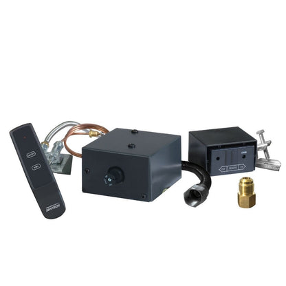 Skytech AF-LMF-RVS Manual Fireplace Gas Valve Kit with Flame Adjustment Remote Control