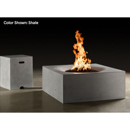 Slick Rock Concrete 36" Square Horizon Gas Fire Table