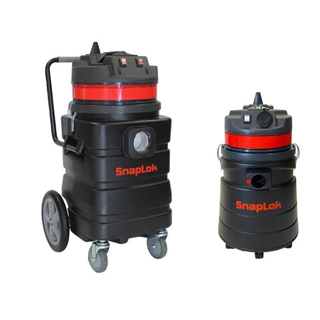 SnapLok 2-Motor Large Inlet HEPA Vac Combo With Small 1-Motor HEPA Vac and 2" Acces Kit