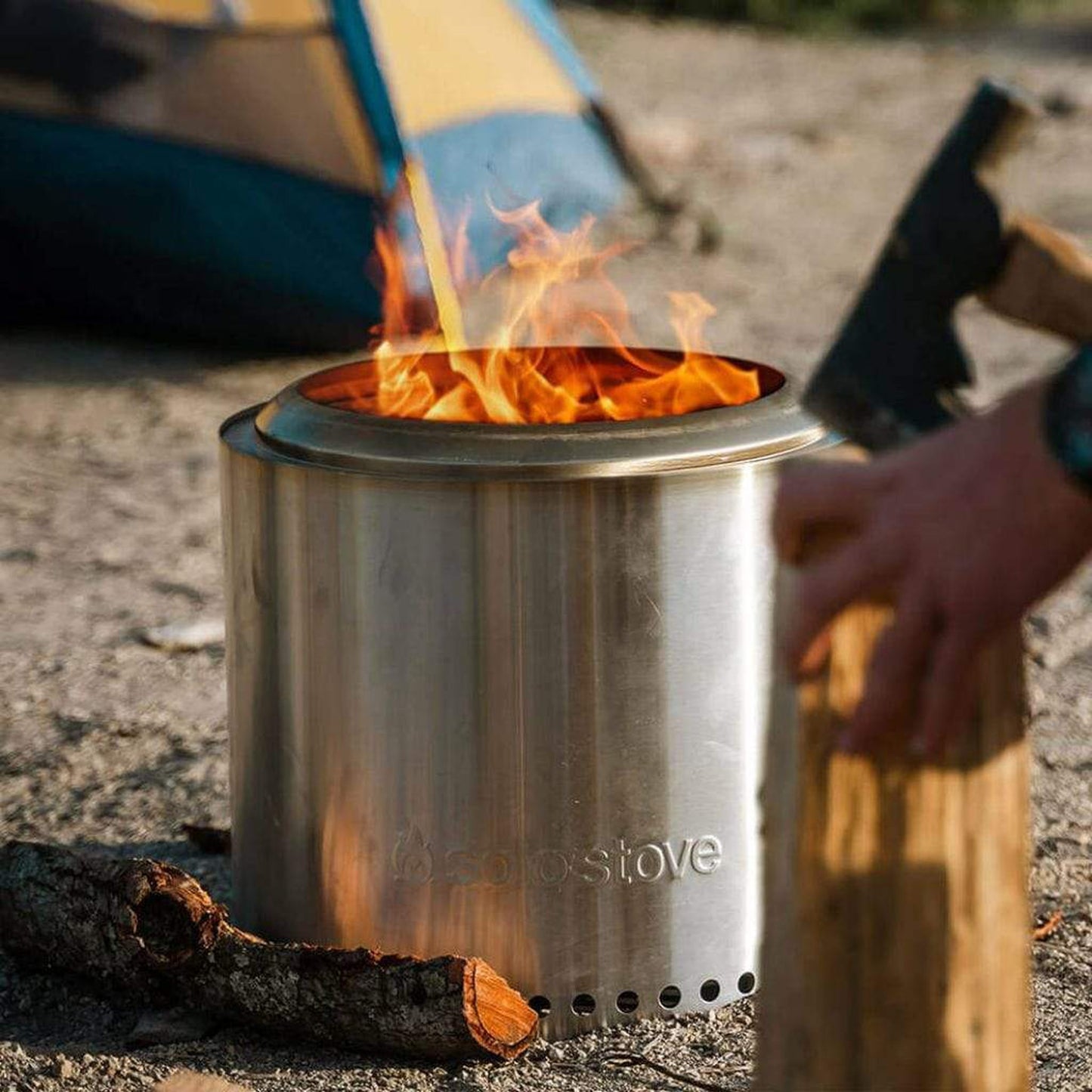 Solo Stove 15" Stainless Steel Ranger Wood Burning Fire Pit