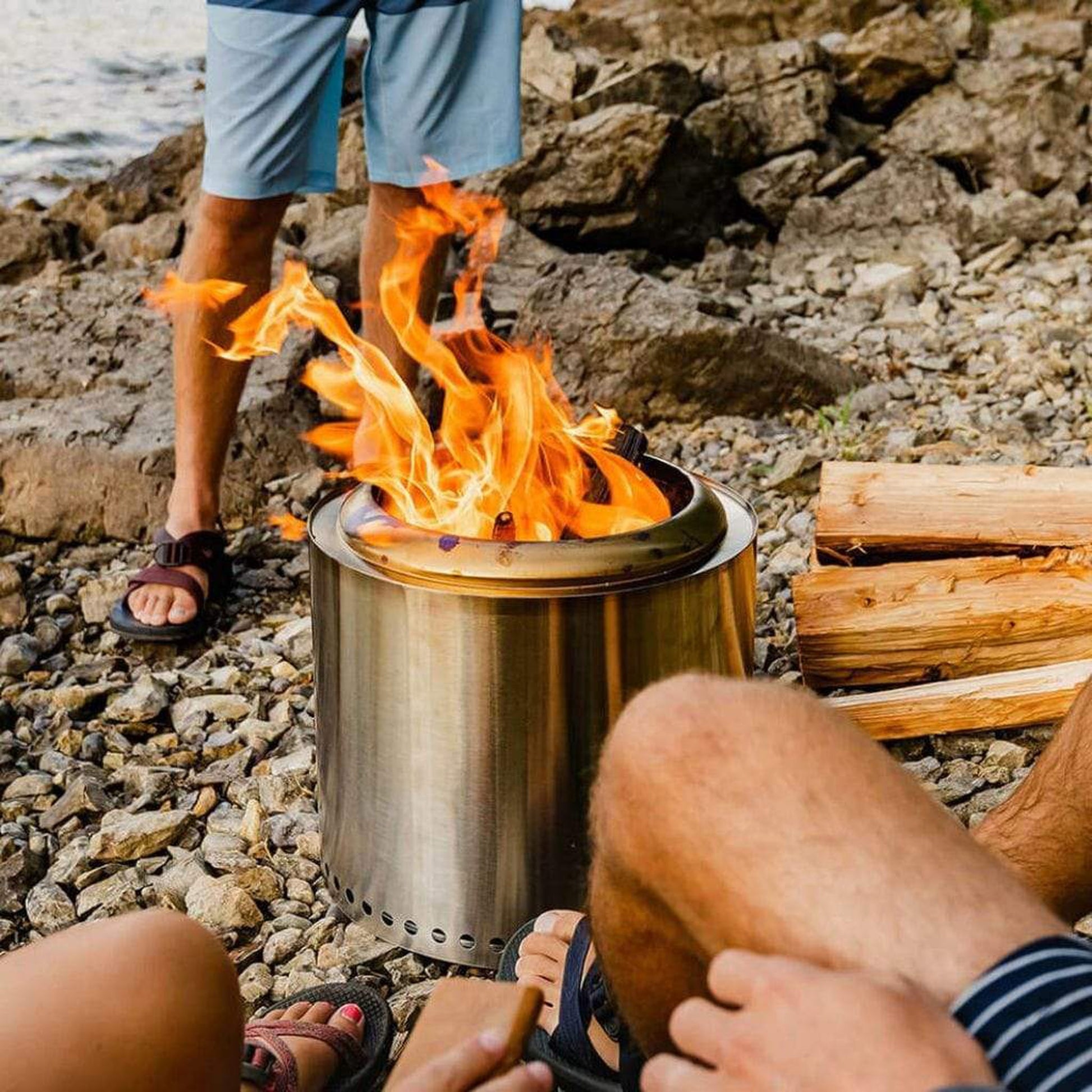 Solo Stove 15" Stainless Steel Ranger Wood Burning Fire Pit
