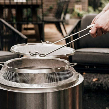 Solo Stove 19 1/2" Stainless Steel Bonfire Backyard Bundle