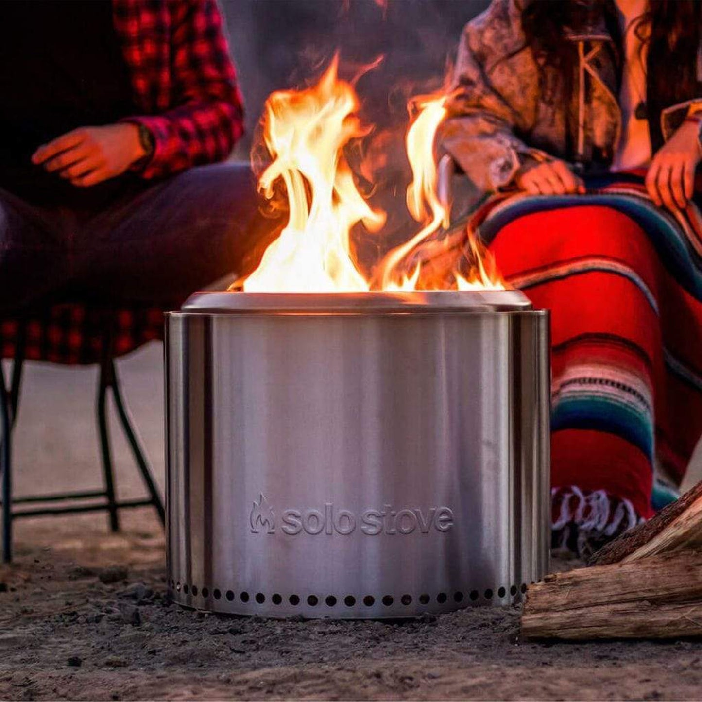 Solo Stove 19 1/2" Stainless Steel Bonfire Wood Burning Fire Pit