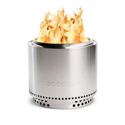 Solo Stove 19 1/2" Stainless Steel Bonfire Wood Burning Fire Pit with Stand