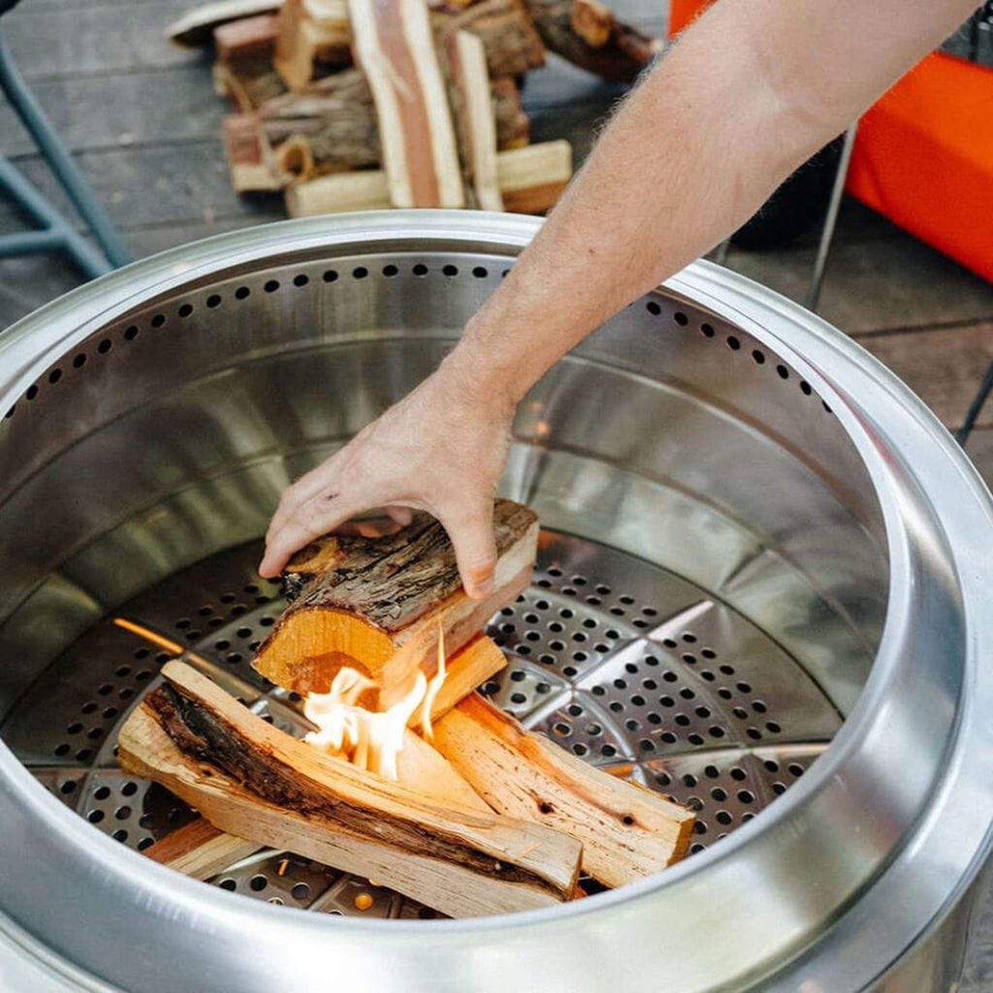 Solo Stove 27" Stainless Steel Yukon Wood Burning Fire Pit