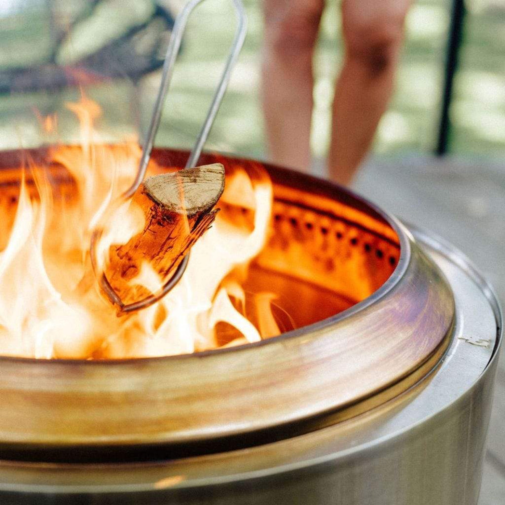 Solo Stove 27" Stainless Steel Yukon Wood Burning Fire Pit with Stand