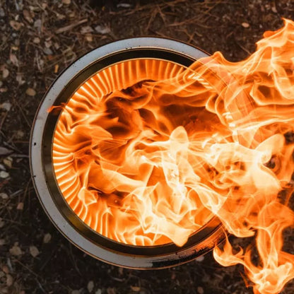 Solo Stove Bonfire Cascade Metallic Stainless Steel Fire Pit With Stand 2.0