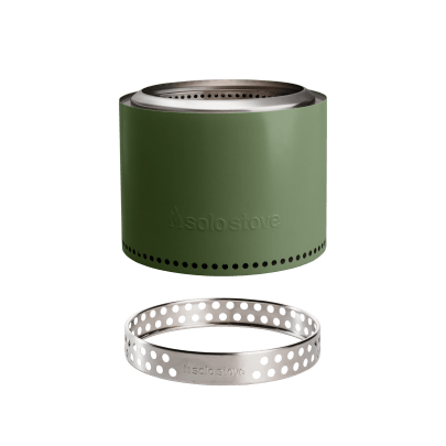 Solo Stove Bonfire Deep Olive Stainless Steel Fire Pit With Stand 2.0