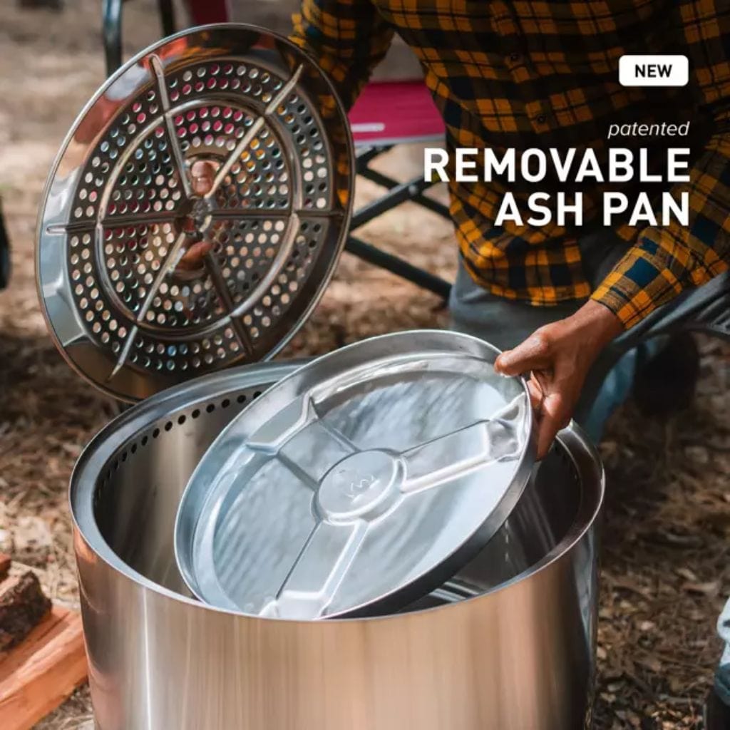 Solo Stove Bonfire Mulberry Stainless Steel Fire Pit With Stand