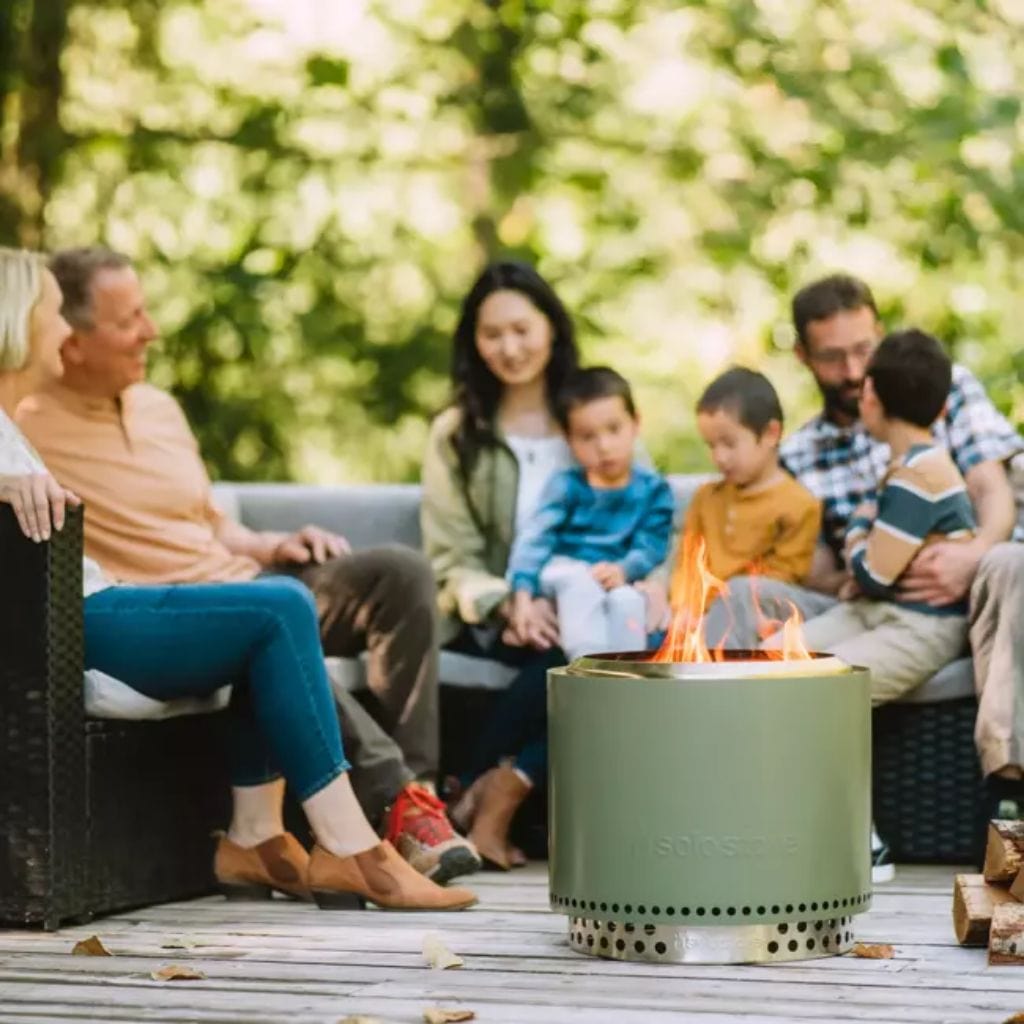 Solo Stove Bonfire Mulberry Stainless Steel Fire Pit With Stand 2.0